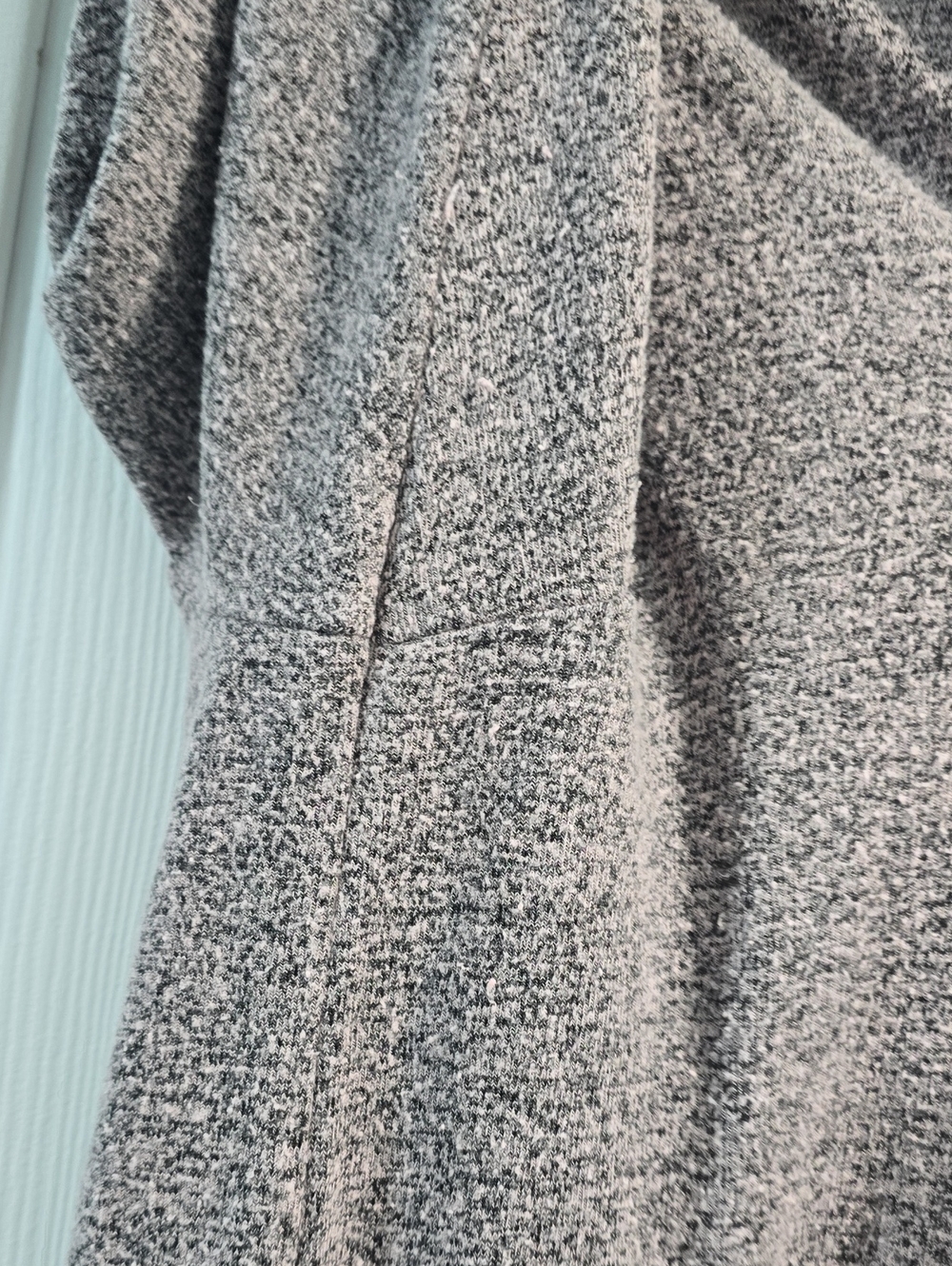 Champion Open-Front Hooded Cardigan - Heather Gray - Picture 3 of 8